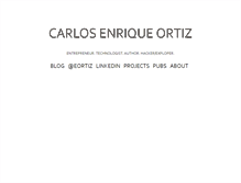 Tablet Screenshot of cenriqueortiz.com